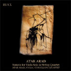 CD Atar Arad アタール・アラド Sonata for Viola Solo & String Quartet